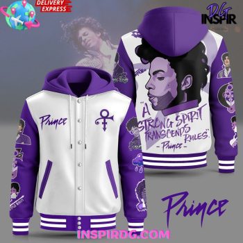 Prince Strong Spirit Special Edition Hooded Baseball Jacket Varsity Jacket CHB1095