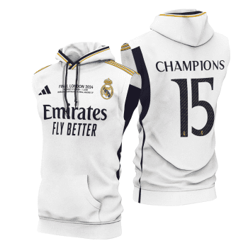 Real Madrid Champions Edition Home Sleeveless Hoodie 23/24 Season SCC1273