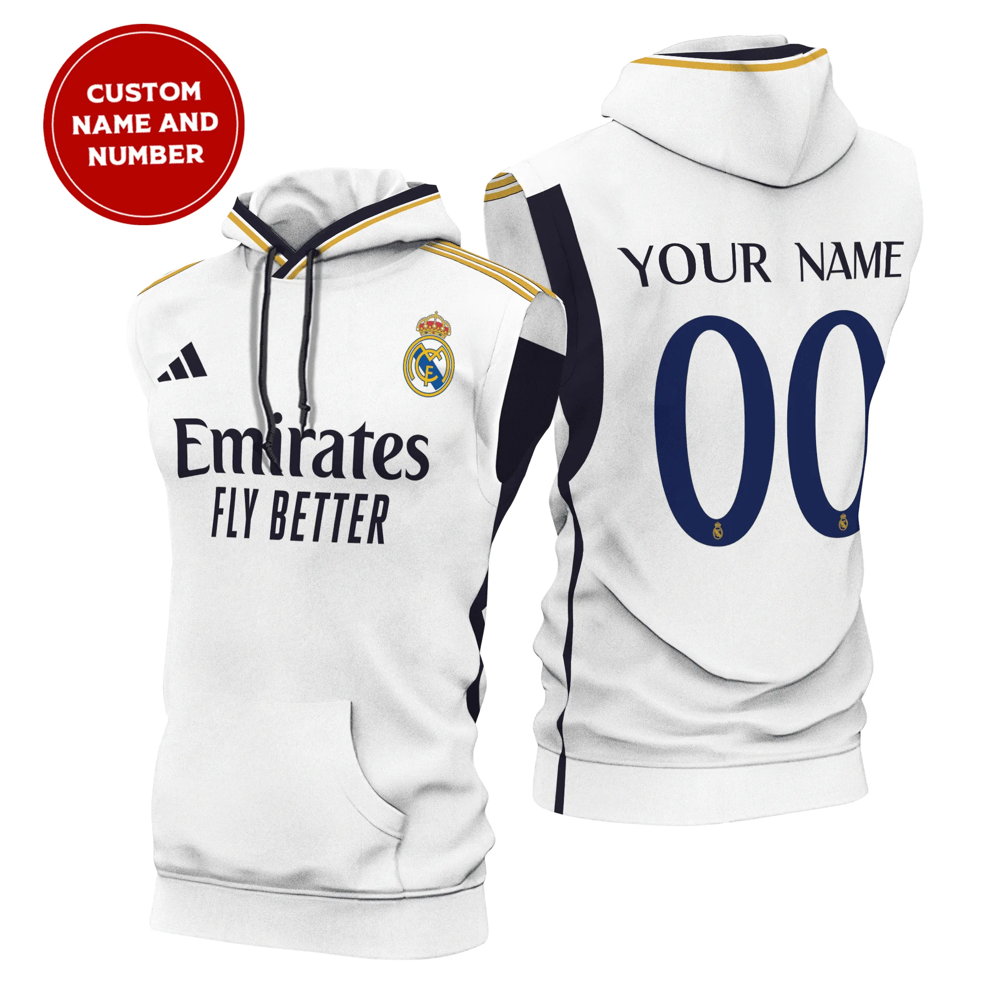 Real Madrid Home Sleeveless Hoodie 23/24 Season SCC1387