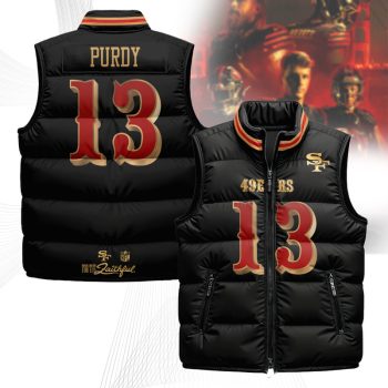 San Francisco 49ers Rivalry Series Puffer Vest Sleeveless Down Jacket- Brock Purdy - 13