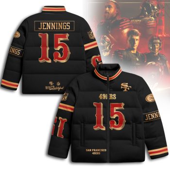 San Francisco 49ers Rivalry Series Stand Collar Puffer Jacket - Jauan Jennings - 15