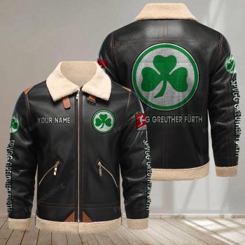 SpVgg Greuther Furth Leather Jacket - Black