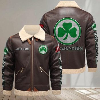 SpVgg Greuther Furth Leather Jacket - Brown