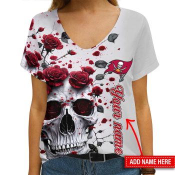 Tampa Bay Buccaneers Personalized V-neck Women T-shirt  VNT1454