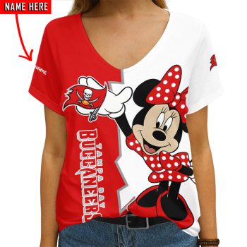 Tampa Bay Buccaneers Personalized V-neck Women T-shirt  VNT1457
