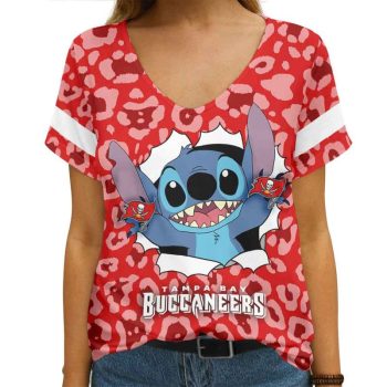 Tampa Bay Buccaneers V-neck Women T-shirt VNT1455