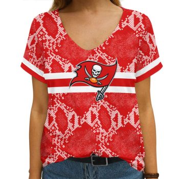 Tampa Bay Buccaneers V-neck Women T-shirt VNT1460