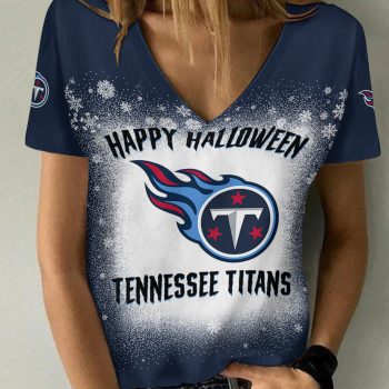 Tennessee Titans V-neck Women T-shirt  VNT1469