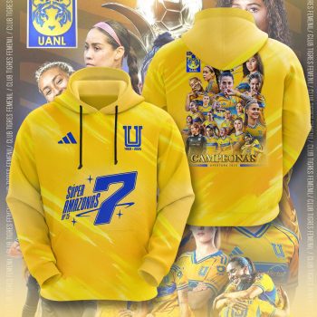 Tigres Femenil Unisex Performance Hoodie NDT1009