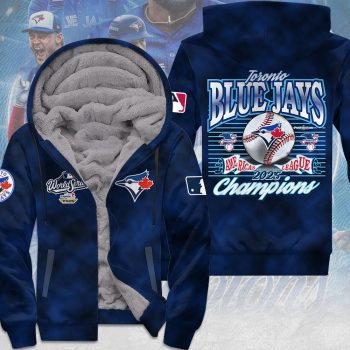Toronto Blue Jays 2025 American League Champions 3D Fleece Zip Hoodie NDT1283