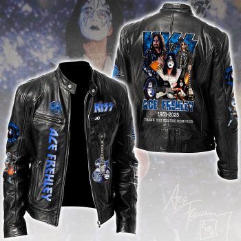 Ace Frehley Motorcycle Leather Jacket