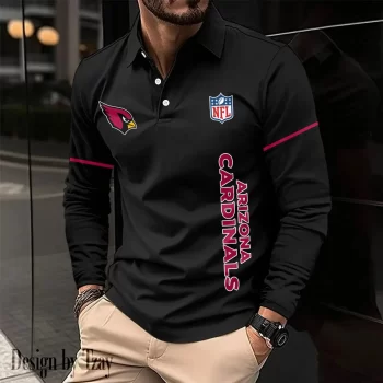 Arizona Cardinals Long Sleeve Polo Shirt