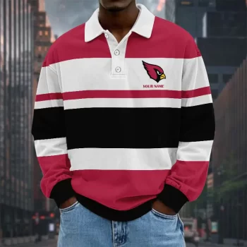 Arizona Cardinals NFL Collar Sweatshirt Custom Name Gift For Fan