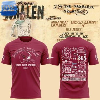 Arizona Cardinals x Morgan Wallen State Farm Stadium Unisex Performance T-Shirt
