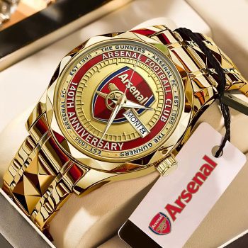 Arsenal FC 140th Anniversary Alloy Luxury Quartz Watch GNW1006