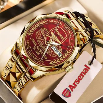 Arsenal FC 140th Anniversary Alloy Luxury Quartz Watch NEG2309
