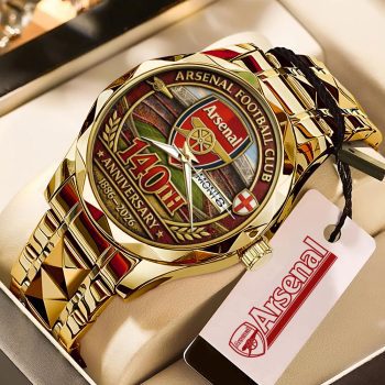 Arsenal FC 140th Years Alloy Luxury Quartz Watch GNW1053
