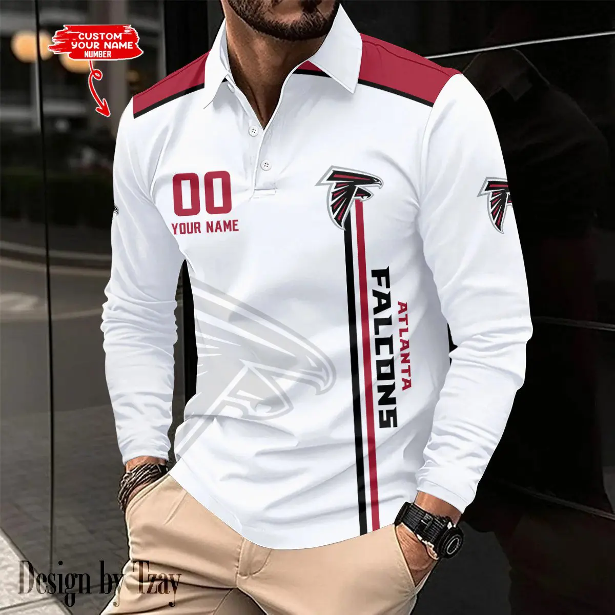 Atlanta-Falcons-Long-Sleeve-Polo-Shirt Atlanta Falcons Long Sleeve Polo Shirt