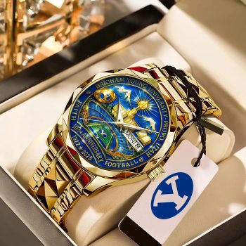BYU Cougars Football Alloy Luxury Quartz Watch GNW1268