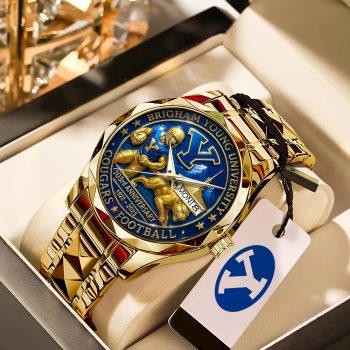 BYU Cougars Football Alloy Luxury Quartz Watch GNW1269