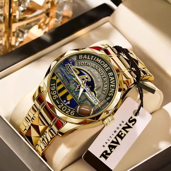 Baltimore Ravens Alloy Luxury Quartz Watch GNW1533