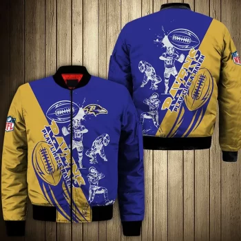 Baltimore Ravens Jackets Cartoon Athlete Ball Star BJA1533
