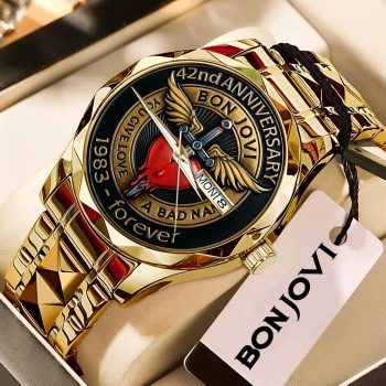 Bon Jovi 42nd Anniversary Alloy Luxury Quartz Watch GNW1264