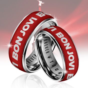 Bon Jovi Custom Alloy Ring Laser Engraving Ring RNG1070
