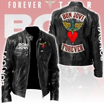 Bon Jovi Motorcycle Leather Jacket