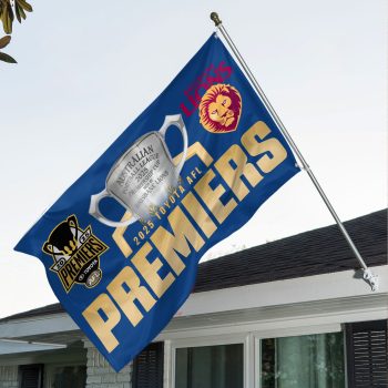 Brisbane Lions 2025 3D Double-side House Flag Outdoor Flag