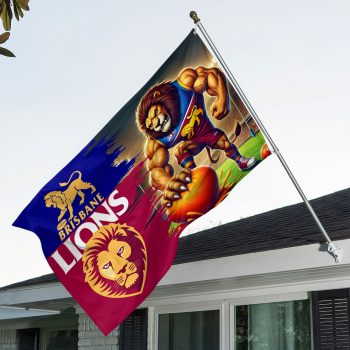Brisbane Lions 3D Double-side House Flag Outdoor Flag