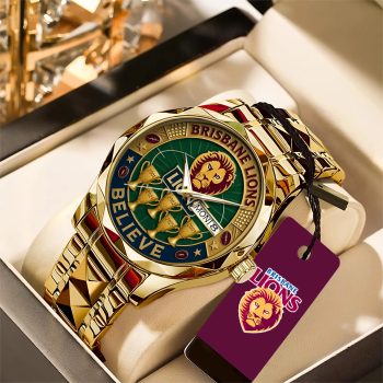 Brisbane Lions Alloy Luxury Quartz Watch GNW1493