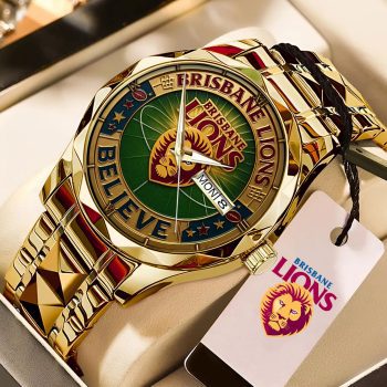 Brisbane Lions Alloy Luxury Quartz Watch GNW1494