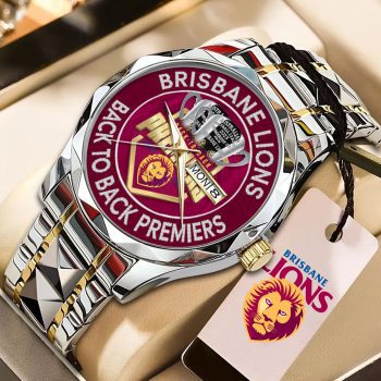 Brisbane Lions Back To Back Premiers Alloy Luxury Quartz Watch GNW1280
