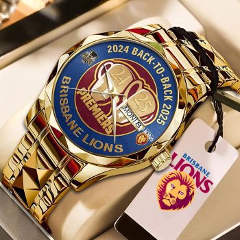 Brisbane Lions Back To Back Premiers Alloy Luxury Quartz Watch GNW1299
