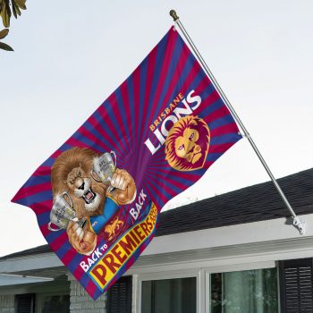 Brisbane Lions Premiers 2025 3D Double-side House Flag Outdoor Flag