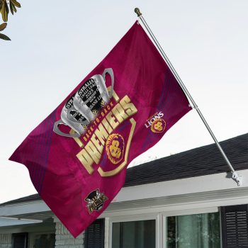 Brisbane Lions Premiers 2025 3D House Flag Outdoor Flag