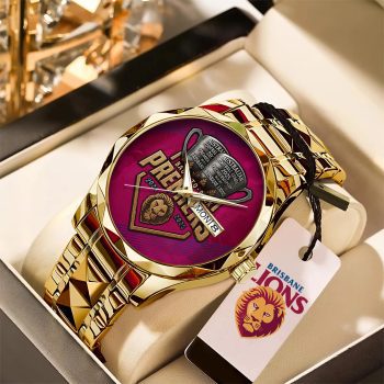 Brisbane Lions Premiers 2025 Alloy Luxury Quartz Watch GNW1380