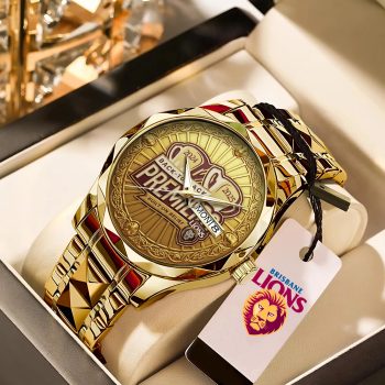 Brisbane Lions Premiers 2025 Alloy Luxury Quartz Watch GNW1389