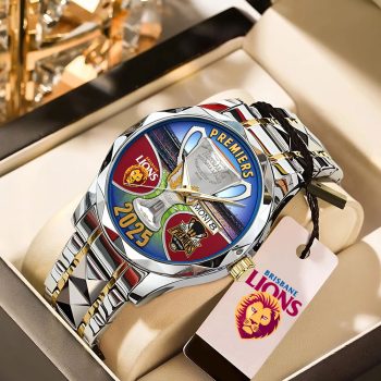 Brisbane Lions Premiers 2025 Alloy Luxury Quartz Watch GNW1490