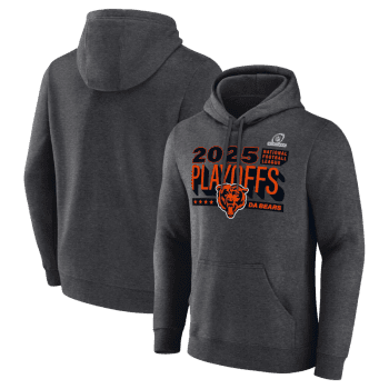 Chicago Bears 2025 NFL Playoffs Ready Hoodie - Heather Charcoal