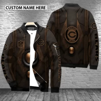 Chicago Bears Personalized Bomber Jacket BJA1044