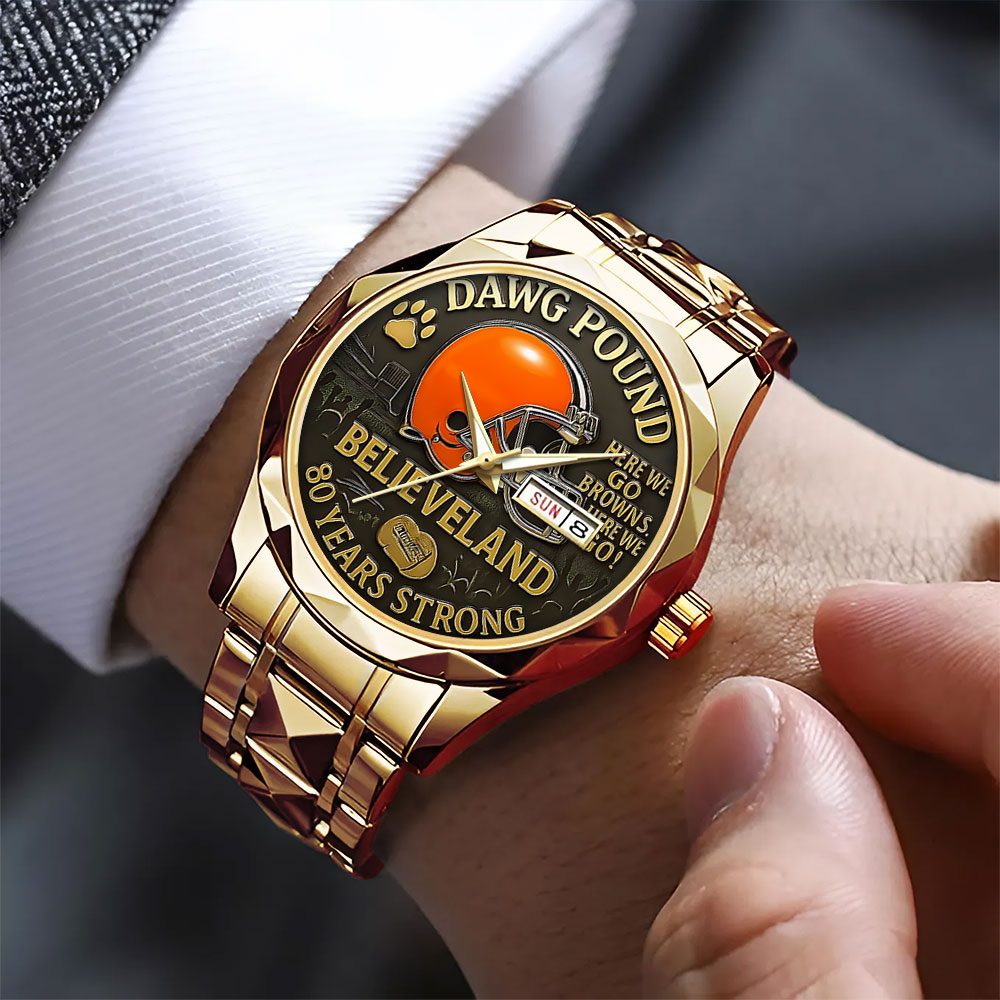 Cleveland-Browns-Alloy-Luxury-Quartz-Watch-GNW1529-2