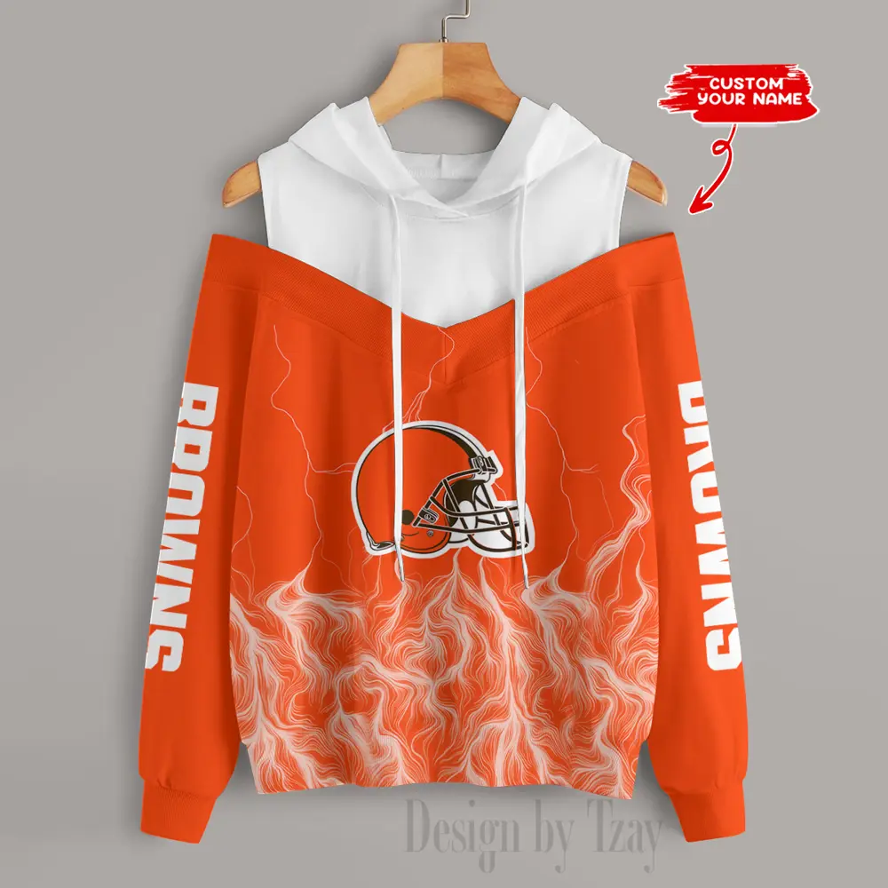 Cleveland-Browns-Slime-Off-Shoulder-Hooded-Sweatshirt-For-Women-1