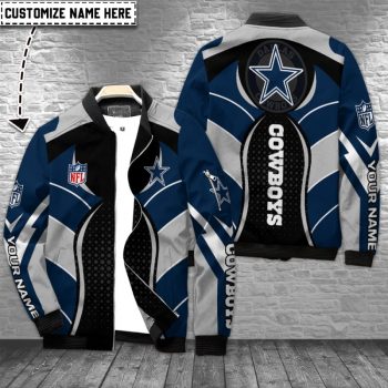 Dallas Cowboys Personalized Bomber Jacket BJA1264