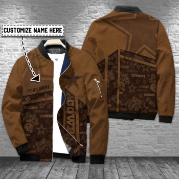 Dallas Cowboys Personalized Bomber Jacket BJA1506
