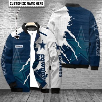 Dallas Cowboys Personalized Bomber Jacket BJA1515