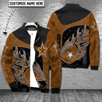Dallas Cowboys Personalized Bomber Jacket BJA1518
