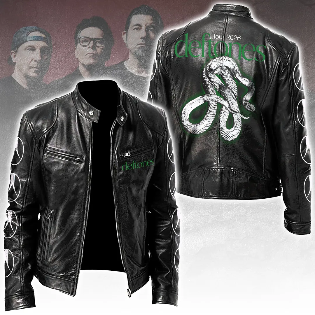 Deftones Motorcycle Leather Jacket