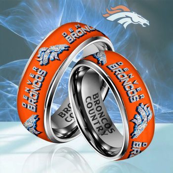 Denver Broncos Custom Alloy Ring Laser Engraving Ring RNG1167